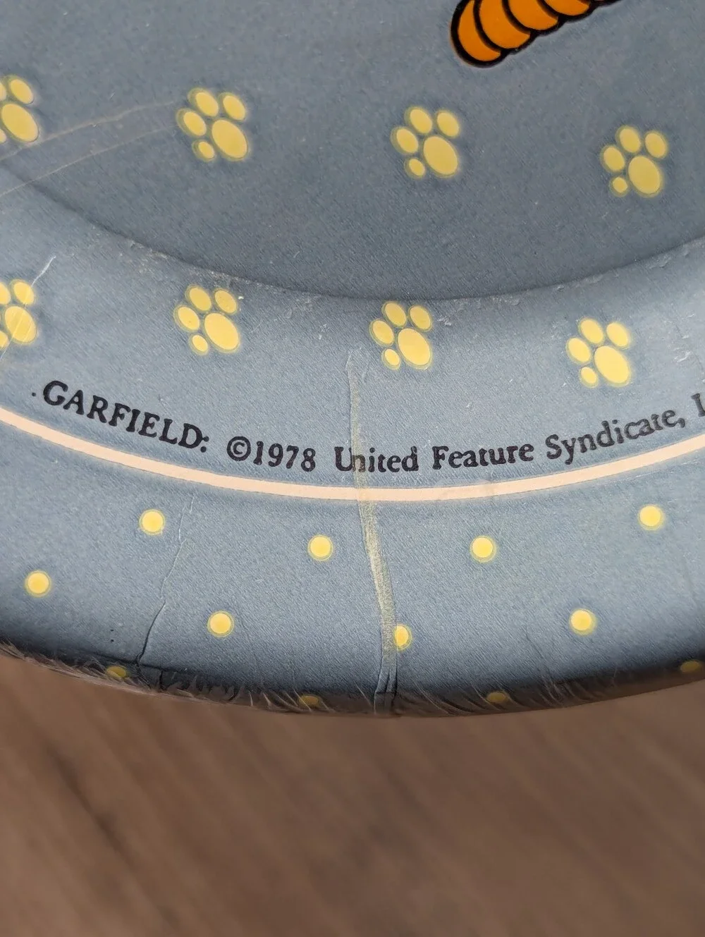 Garfield Party Plates - vintage Dead stock